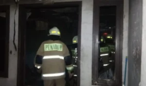 Seorang nenek berinisial D (70) di di Jalan Cipinang Muara 1, Pondok Bambu, Duren Sawit, Jakarta Timur tewas akibat rumahnya kebakaran. PMJ News/Sudin Damkar Jaktim.