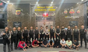 Tim Raimas Macan Kumbang 852 Polresta Cirebon Gagalkan Aksi Tawuran, 10 Pemuda Diamankan