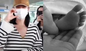 Wajah Anak Son Ye Jin Diduga Tak Sengaja Terekspos/ Kolase YouTube Newsen TV dan Instagram @yejinhand