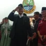 Ist. Pimpinan Ponpes Al-Zaytun, Panji Gumilang saat penuhi pemanggilan Tim Investigasi Jabar. Foto. Sandi Nugraha.