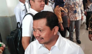 Bupati Sumedang saat menghadiri acara pengangkatan PPPK guru