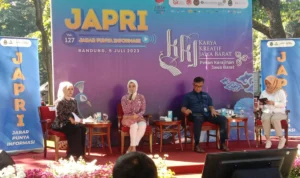 Dok. KKJB PKJB Kembali Digelar di tahun 2023, Ketua Dekranasda Jabar Sebut Seluruh Area Gedung Sate Akan Dipenuhi Pelaku Ekonomi Kreatif. Rabu (5/7). Foto. Sandi Nugraha.