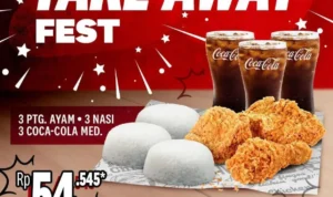Promo KFC Juli 2023, Nikmati Kejutan Take Away Fest Sekarang! Promo KFC Juli 2023, Nikmati Kejutan Take Away Fest Sekarang!