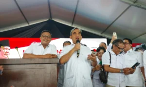 Partai Gerindra saat konsolidasi untuk sambut Pemilu 2024 dan Pilpres 2024