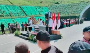 Lokasi peresmian baru, terowongan kembar seksi 2. Tol Cisumdawu, / Dedi Suhandi