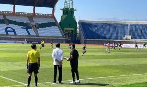 Kunjungi Stadion Si Jalak Harupat, Presiden Jokowi Tinjau Renovasi dan Seleksi Pemain U-17 / Foto Agi Jabar