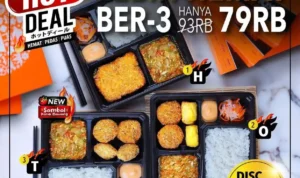 Promo Yoshinoya Hot Deal, Lebih Hemat Makan Ber-3!
