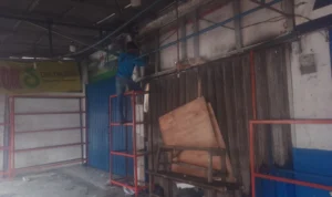 Sebuah Bengkel di Dekat Sirkuit Sentul Bogor Terbakar