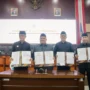 Sepakat! DPRD dan Pemkot Bogor Setujui PP-APBD 2022 Pimpinan DPRD Kota Bogor Atang Trisnanto bersama Wali Kota Bogor, Bima Arya. (Yudha Prananda / Jabar Ekspres)