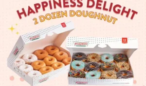 Promo Krispy Kreme, Bayar 100K Dapat 2 Dozen Doughnut!