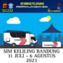 Jadwal SIM Keliling Kota Bandung Hari Ini (31 Juli – 6 Agustus 2023)