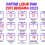 Berikut Daftar Tanggal Merah Agustus 2023