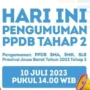 Hari Ini Pengumuman Hasil Seleksi PPDB Jabar Tahap 2
