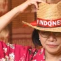 Menteri keuangan sri mulyani jadi cosplay luffy di anime one piece