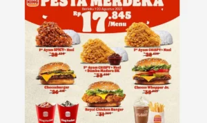 5 Promo Makanan Paling Unik Sambut Hari Kemerdekaan 17 Agustus 2023 Salah satu promo makanan menyambut hari Kemerdekaan RI.