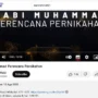 Tangkapan layar chanel Youtube yang menayangkan video diduga hina Nabi Muahmmad.