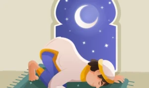 Ilustrasi : Sebab dan alasan orang susah untuk melakukan sholat malam. (freepik)