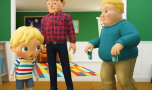 Tangkapan layar video kartun lagu-lagu anak yang berisi konten LGBT. (Youtube Lellobe)
