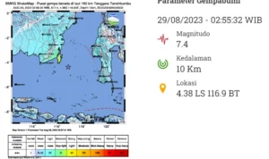KEterangan BMKG terkait Gempa Kalsel