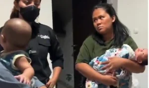 Tangkapan layar video Pratiwi Novianthi yang menyesalkan anak asuhnya diambil paksa oleh Dinsos. (instagram @ @pratiwinoviyanthi_real )