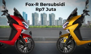 Salah satu model motor listrik yang mendapat subsidi dari Pemerintah dengan syarat mudah. (ist)