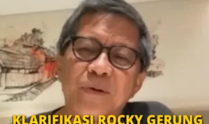 Klarifikasi Rocky Gerung yang Dianggap Menghina Jokowi Bajingan Tolol