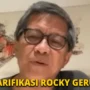 Klarifikasi Rocky Gerung yang Dianggap Menghina Jokowi Bajingan Tolol