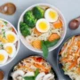 Ilustrasi menu diet sederhana untuk yang baru mencoba merubah pola makan. (freepik)