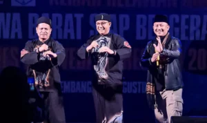 Anies Baswedan menemui tokoh budaya sunda dan para relawan yang digelar di Kebon Pines, Kecamatan Lembang, Kabupaten Bandung Barat (KBB)