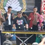 Bupati Cirebon Imron memainkan alat musik tradisional. (Dok Humas Pemkab Cirebon)