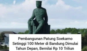 Desain Patung Soekarno yang akan dibangun di KBB.