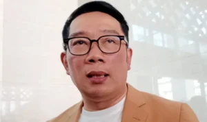 Gubernur Jabar Ridwan Kamil mengungkapkan soal kunci kemajuan Provinsi Jabar melalui konsep kawasan Rebana. ANTARA/Luqman Hakim.