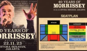 tiket konser morrissey di jakarta