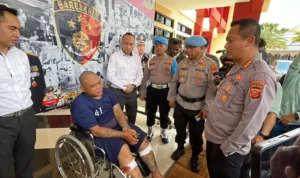 Aksi Pembegalan di Taman Cibaduyut Indah Berhasil Diamankan, Kedua Pelaku Merupakan Ayah dan Anak. Foto Agi Jabarekspres