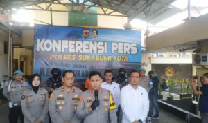 Remaja Tewas Akibat Duel Tengah Malam, Begini Penjelasan Kapolres Sukabumi Polres Sukabumi Kota AKBP Ari Setyawan Wibowo. Jabar Ekspres/Riki Achmad.