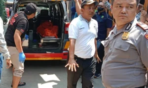 Kapolsek Cimanggis, Kompol Arief Budiharso membenarkan adanya seorang anak yang tega habisi nyawa ibu kandung di Kelurahan Sukamaju Baru, Kecamatan Tapos, Kota Depok, Jawa Barat. Dok. Istimewa