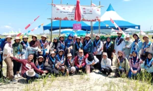 Kontingen Sukabumi, para peserta Jambore Internasional di Korea Selatan. Dok. Istimewa