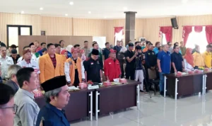 Tak Memenuhi Syarat, 71 Bacaleg di Kota Bogor Gagal Maju di Pemilu 2024 Perwakilan 17 Partai Politik peserta Pemilu 2024 di Kota Bogor. (Yudha Prananda / Jabar Ekspres)