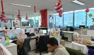 Hari Pertama WFO 50 Persen Balai Kota DKI Jakarta Tampak Sepi