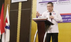 Jawa Barat jadi perhatian serius Partai Perindo untuk mengoptimalkan perolehan suara pada Pemilu 2024 dengan target peruluhan dua digit.