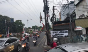 Kabid Bimbingan Keselamatan dan Ketertiban Dishub Kota Depok, Ari Manggala membeberkan alasan uji coba SSA di Jalan Nusantara. Jabar Ekspres/Rubiakto.