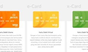 Kartu Debit Jenius/ Tangkap Layar Jenius.com