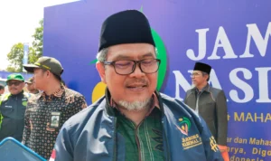 Ketua Umum Persis, Jeje Zaenudin mengungkapkan bahwa pihaknya sudah memiliki kriteria pilihan soal Capres pada Pemilu 2024. Jabar Ekspres/Dedi Suhandi.