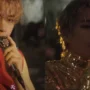 Lagu Love Me Again V BTS Trending di YouTube Musik/ Tangkap Layar dan Kolase YouTube HYBE LABELS