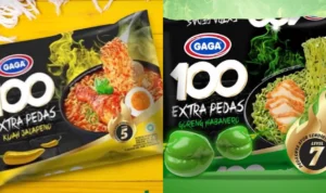 Mie Gaga 100 Paling Enak dan Pedas/ Kolase Instagram @gaga100extrapedas