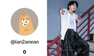 Nama Akun TikTok Jungkook dan Foto Profil Sebelumnya/ Kolase TikTok @7btsupdates dan Twitter @bts_bighit