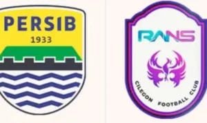 Persib vs RANS Nusantara FC/ Kolase Logo Persib dan RANS Nusantara