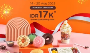 3 Promo JCO Merdeka 2023: Diskon 17 Ribu, 3 Box JPOPS, 2 Bevarages Spesial 17 Agustus ILUSTRASI Promo JCO Merdeka 2023/ Instagram @jcoindonesia