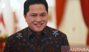 Menteri Kabinet Indonesia Maju, termasuk Menteri BUMN Erick Thohir serta Menteri Keuangan Sri Mulyani, mengajak publik untuk menikmati peringatan HUT RI yang digelar di Istana Kepresidenan, Jakarta. (ANTARA)