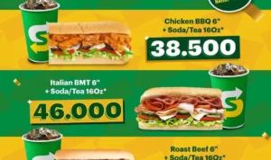 Promo Subway Santuy Deals, Nikmati dengan Syarat Berikut! Promo Subway Santuy Deals, Nikmati dengan Syarat Berikut!